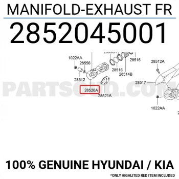 Manifold Egzoz Hd77 (Oem No:2851041750)