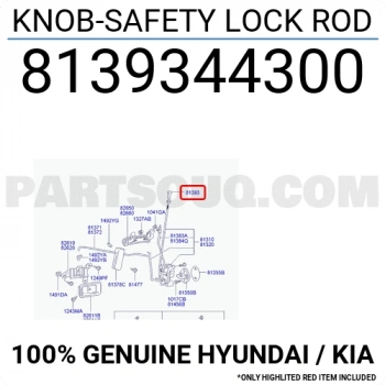 Kilit Butonu H-100 / Kmy / Accent (Oem No:8139344300)