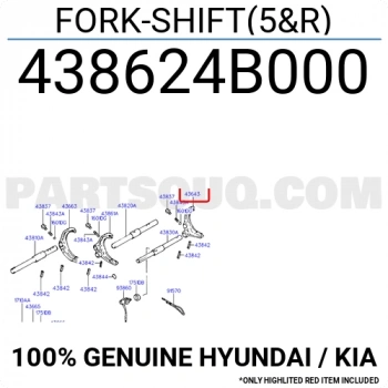 Vites Çatalı H-100 5 (Oem No:438624B000)