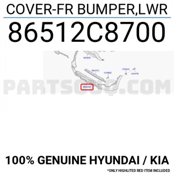 Tampon I-2020 Actıve Ön 2015-2018 Alt (Oem No:86512C8700)