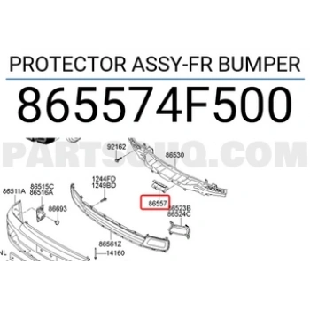 Tampon Bağlantı Braketi Kmy Ön 2005 Sonrası Orta (Oem No:865574F500)