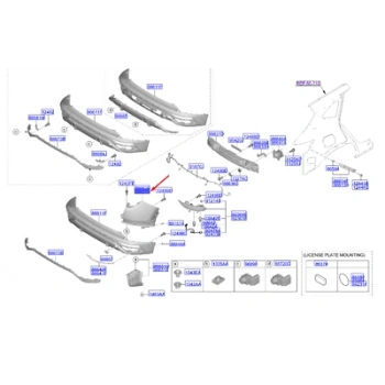 Tampon Kulağı Tucson Arka 2021 Sonrası Sol (Oem No:86656N7000)