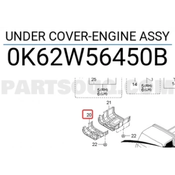 Karter Muhafazası Bongo 2004 Sonrası 2.7 (Oem No:0K62W56450B)
