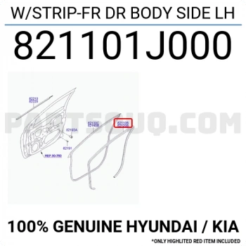 Kapı Fitili Kasa İ20 2009-2011 Ön L (Oem No:821101J000)