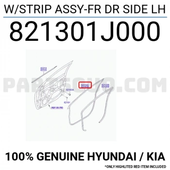 Kapı Fitili İ20 1.4 09 Ön L (Oem No:821301J000)