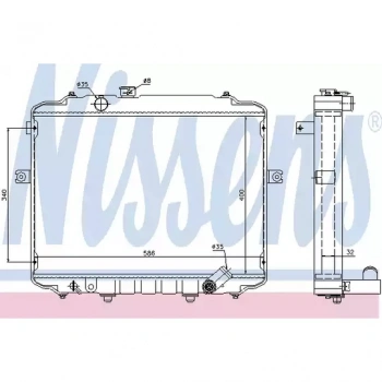 Kore H100 Kmy Dizel 1997-2004 Su Radyatörü  (Oem No:253004B000)