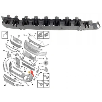 Fiat Scudo V 2022- Ön Tampon Darbe Emici  (Oem No:9811839880)