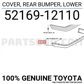 Tampon Corolla Arka Alt Parça  1998-2002 Ae-111 (Oem No:5216912110)