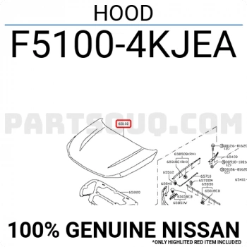 Motor Kaputu Navara 2016-19 (Oem No:F51004Kjea)