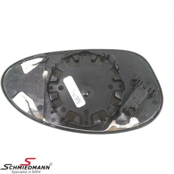 Bmw 1 Serisi Elektrikli Karartmalı Ayna Camı 2004-2011 Kör Noktalı Sol (Oem No:51167132743)