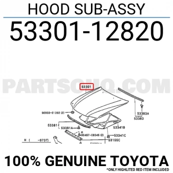 Motor Kaputu Corolla  1998-2000 Terra (Hasarlı) (Oem No:5330112820)