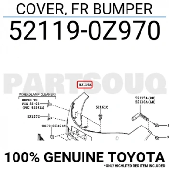 Tampon Corolla Ön 2016-2018 Taıwan (Oem No:521190Z970)