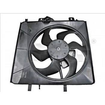 Citroen  C2  2004-2009  Radyatör Fan Davlumbazı Komple (6 Kanat) (Motorlu) (Oris) (Oem No:1253C6)