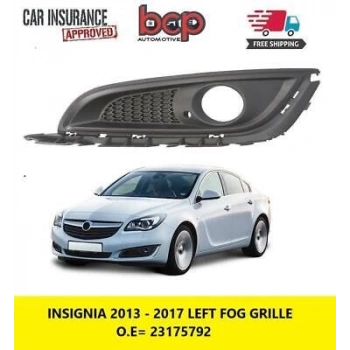 Opel İnsignia- 2013-2017  Sis Lamba Kapağı Sol Sis Delikli/Çıtasız (Tw) (Oem No:23175792)