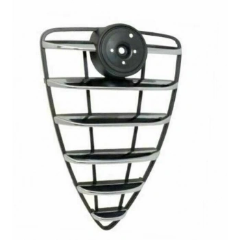 Alfa Romeo Mito-  2008 2016  Ön Panjur Siyah/Nikelaj Çıtalı (Tyg) (Oem No:156100201)