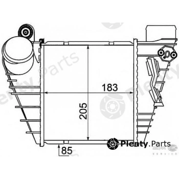 Bmw 3 Serı- 3 Serisi- 2002-2005  Turbo Soğutma Radyatörü 320 D (İntercooler) (Brazing) (540X127X50)Oris (Oem No:8Ml376776)