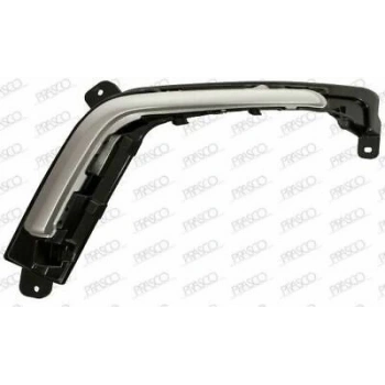 Peugeot  308  2011-2013  Sis Lamba Çerçevesi Sol Siyah/Çıtası Gümüş Gri (Lm) (Oem No:1607809580)