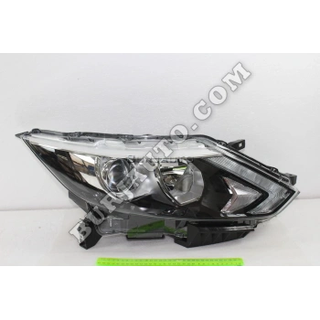 Nissan Qashqai- J11- 2014-2016 Far Lambası Sağ Elektrikli/Motorlu/Mercekli/Ledli (H7/H11)(E Marklı) (Oem No:260104Eh1A)