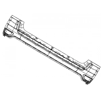 Jeep Compass- 2011-2015  Arka Tampon Astarlı Siyah (Tyg) (Oem No:68109898Ab)