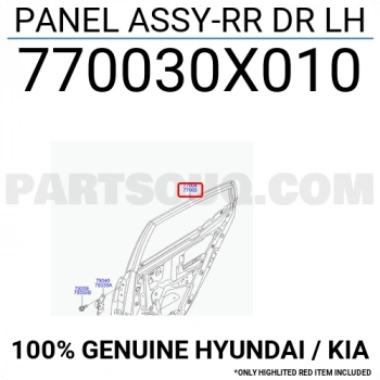 Hyundai  İ10    2008 2012  Arka Kapı Komple Sol (Bfn) (Oem No:770030X010)