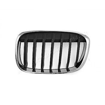 Bmw  X1   X1  2015-2018  Ön Panjur Sol Siyah/Nikelaj Çıtalı (Tyg) (Oem No:51137354823)