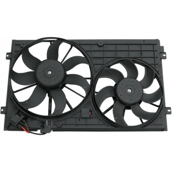 Audi  A3  2009-2012  Radyatör Ve Klima Fan Davlumbazı Komple Çiftli (Motorlu) (Oris) (Oem No:1K0121205Ab)