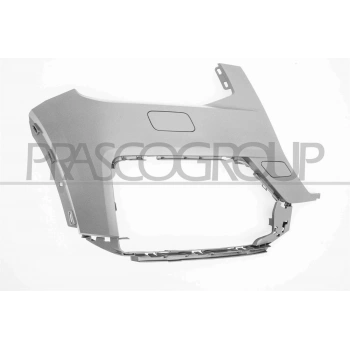 Audi  Q2  2016-2020  Ön Tampon Sağ Far Yıkama Delikli/Sensör Deliksiz/Astarlı Gri (Tyg) (Oem No:81A807108Gru)