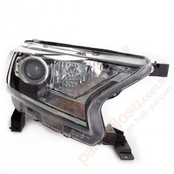 Ford Ranger- Pıck Up- 2016-2018  Far Lambası Sağ Elektirikli/Motorsuz/Mercekli (H11/H15)(Casp)(E Marklı) (Oem No:Eb3B13W029Asa)