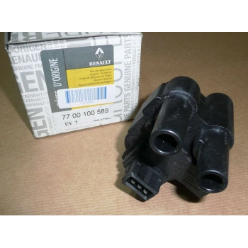 Renault Megane I/Clio/ R19   1.4-1.6 / K7M /E7J 1996- Ateşleme Bobini Sıyah Soket (Oem No:7700100589)