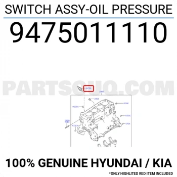 Kore Accent/Atos/Coupe/Galloper/H100/ H1  Accord/Civic/Trooper/Primera/Vectra C/Corsa C  1987- Yağ Basınç Müşürü  (Oem No:9475011110)