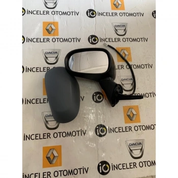 Renault Modüs 2004- Dış Dikiz Aynası Sol Elektrikli Isıtmalı, Ayna Lambası, Astarlı Kapak, Asferık Cam 12H7P Sol  (Oem No:7701060072)
