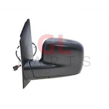 Vw Caddy 2004- Dış Dikiz Aynası Sol Sıyah Kapaklı (5 Pın) (Oem No:2K1857507A)