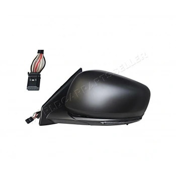 Renault Kadjar 15 - Dış Dikiz Aynası Sol Elektrikli Isıtmalı, Yanıp Söner, Astarlı Kapak, Asferık Cam - 7Pıns Sol  (Oem No:963024059R)