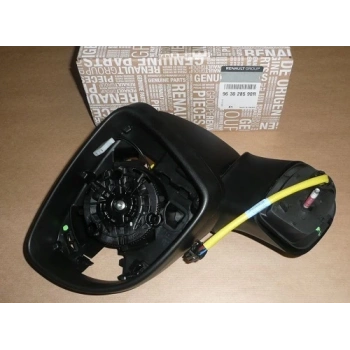 Renault Captur 2018- Dış Dikiz Aynası Sol Elektrikli Isıtmalı, Yanıp Söner, Astarlı Kapak, Asferık Cam 12H7P Sol  (Oem No:963028590R)