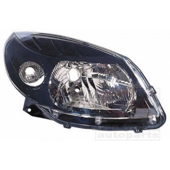 Renault Sandero 2011 2013 Far Sağ Sıyah Oem No:8200526422