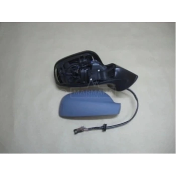 407 Elektrikli Katlanır Ayna 2004-2012 Astarlı Sensörlü Mavi Cam Sağ Oem No:8149Vc