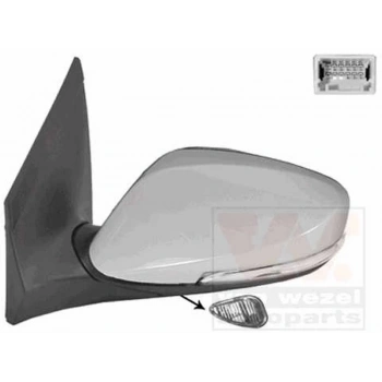 İ30 Elektrikli Katlanır Ayna 2013 Sonrası Astarlı Yan+Alt Sinyalli Sol Oem No:87610A6060