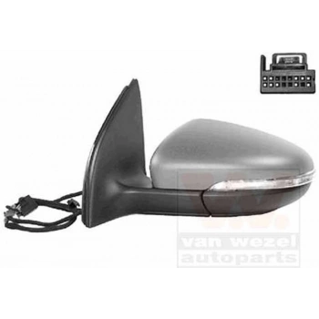 Golf6 Elektrikli Ayna  2008 2012 Astarlı Yan+Alt Sinyalli Kör Noktalı Sol Oem No:5K0857507Q