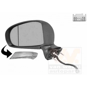 Avensis Elektrikli Katlanır Ayna 2009-2015 Sinyalli Kör Noktalı Sol Oem No:8790905380A0