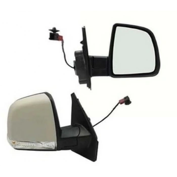 Doblo Elektrikli Ayna 2010 Sonrası Sinyalli Tek Camlı Sensörlü Astarlı Sağ Oem No:735528039