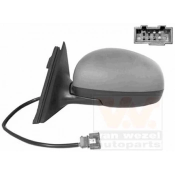 Fabia Elektrikli Ayna Camı  2008 2014 Kör Noktalı Sol Oem No:5J0857521M