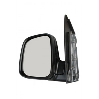2004-2010 Volkswagen Caddy Kapı Aynası Sol Manuel Siyah (Bağlantı Yeri Alüminyum) (Famella) (Adet) (