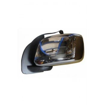 2006-2010 Nissan Pick Up Navara- Kapı Aynası Sol Elektrikli Isıtmasız Nikelaj Kapaklı 3Fişli