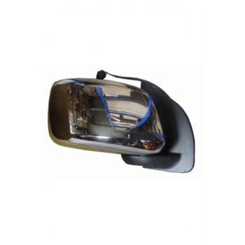 2006-2010 Nissan Pıck Up Navara- Kapı Aynası Sağ Elektrikli-Isıtmasız Nikelaj Kapaklı 3Fişli (Famell