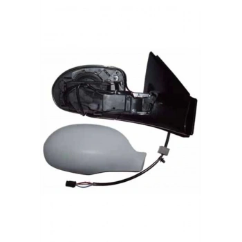 2001-2005 Citroen C5 Kapı Aynası Sağ Elektrikli-Isıtmalı-Sensörlü 6Fişli Gri Kapaklı (Tw) (Adet) (Oe