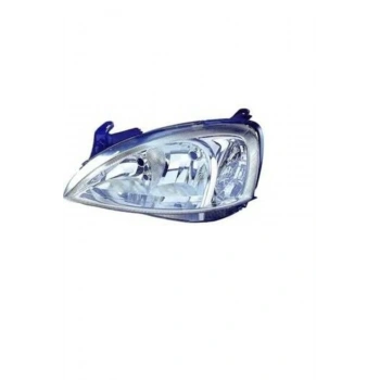 2000-2003 Opel Corsa Far Elektrikli (Sol) Sinyal Kısmı Cizgili Cam