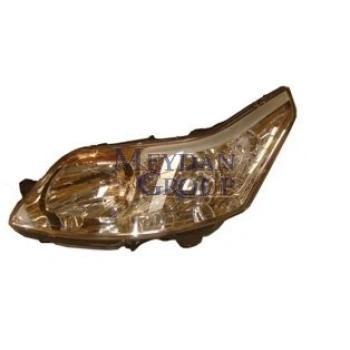 citroen  c4  2004-2011  far lambası sol elektrikli/motorlu (h7/h1)(e marklı)(tw) Oem No (620853)