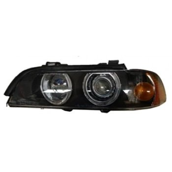 bmw 5 serı- 5 serisi- 2001-2003  far lambası sol sarı sinyallı/merceklı/angel/elektrikli/motorsuz (famell Oem No (63126900197)