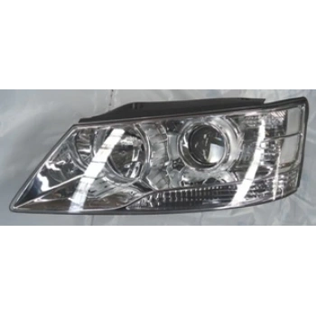 hyundai sonata-  2008 2011  far lambası sol manuel/merceklı 6fıslı (h7/h1) (famella) Oem No (921013K520)