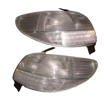 peugeot  206  hb- 1999-2003  modıfıye stop lambası sağ/sol set 2 parça beyaz/ledlı 3/5kapı (tyc))